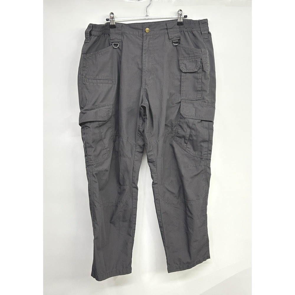 CQR Tactical Cargo Pants Ripstop Multi-Pocket 38W x 30L Charcoal Grey Gorpcore